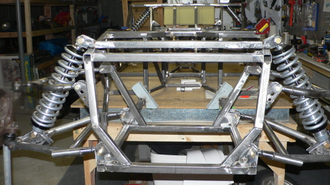 Front shocks are in!